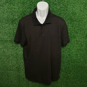 Calvin Klein Black Polo Shirt Classic Design